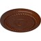 Ekena Millwork Alexandria Rope Medallion (Canopies up to 4 5/8"), 19 5/8"OD x 1 1/2"P, Burnished Mahogany Crackle CM18ALBMC - alternate 4